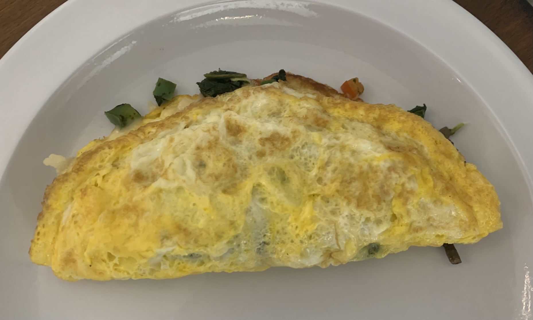 Vegetarian omelet